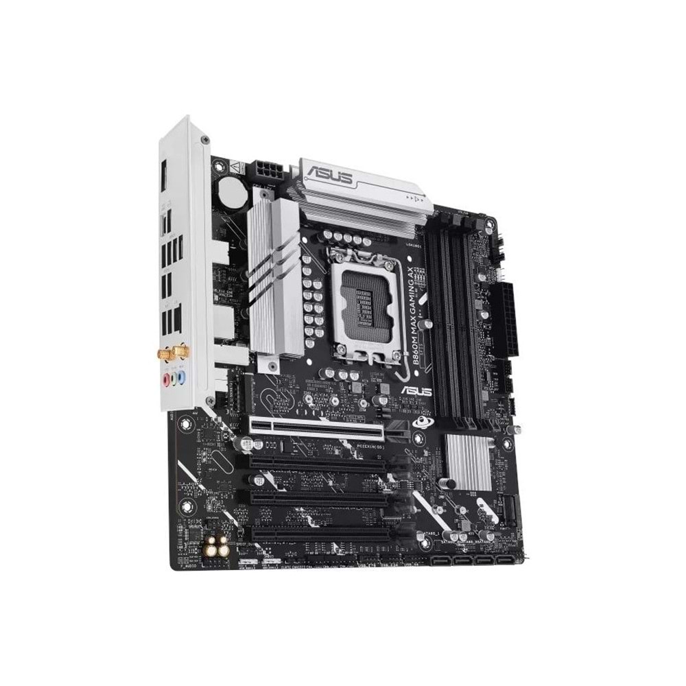 Asus B860M MAX Gaming AX B860 DDR5 USB3.2 M.2 DP WiFi6+BT PCI 5.0 LGA1851 Anakar