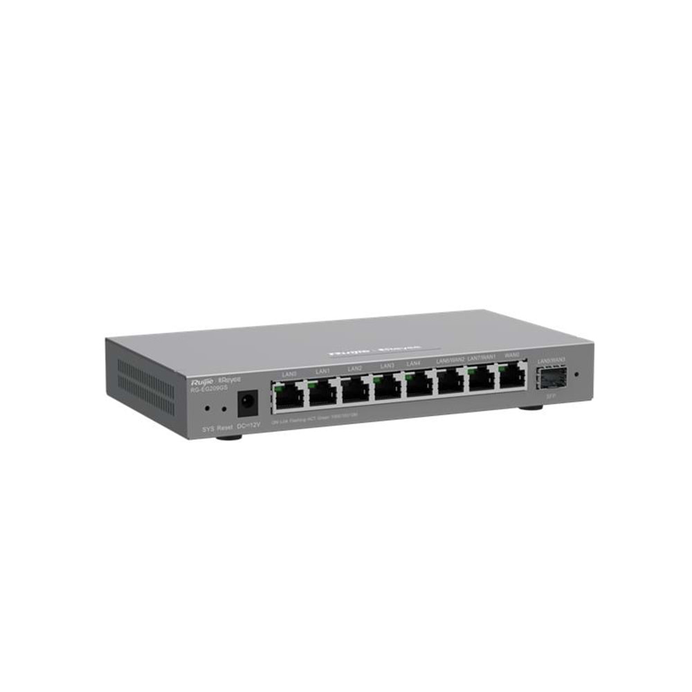 Ruijie Reyee RG-EG209GS 8-Port Gigabit+1 Port 1GB SFP Uplink Cloud VPN Poe Route