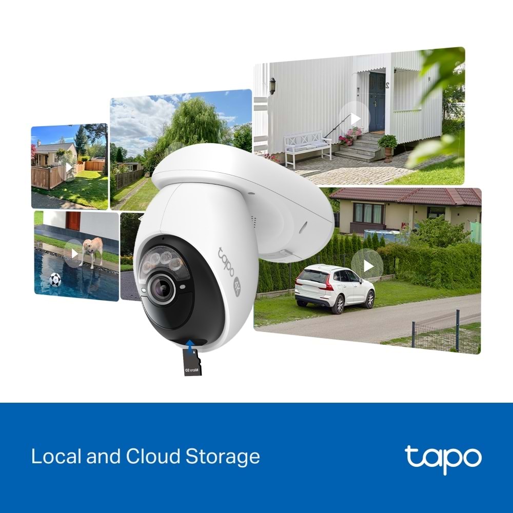 Tp-Link Tapo C660 KIT 4K Güneş Enerjili Güvenlik Kamera Kit (Pan/Tilt) (Güneş E)