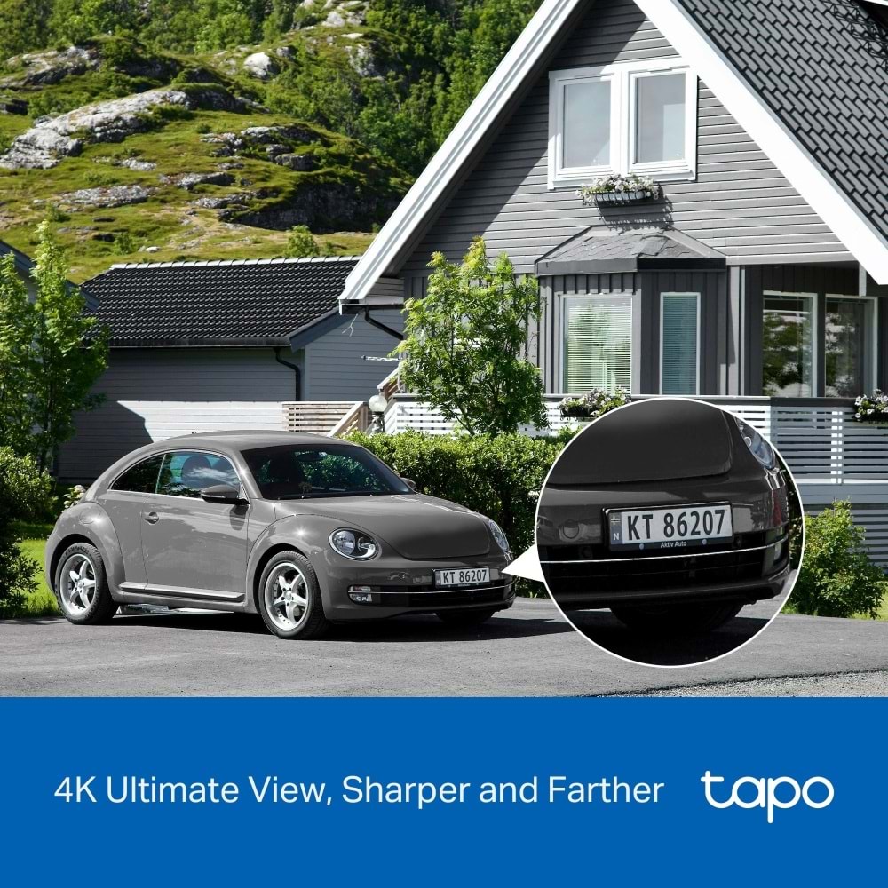 Tp-Link Tapo C660 KIT 4K Güneş Enerjili Güvenlik Kamera Kit (Pan/Tilt) (Güneş E)