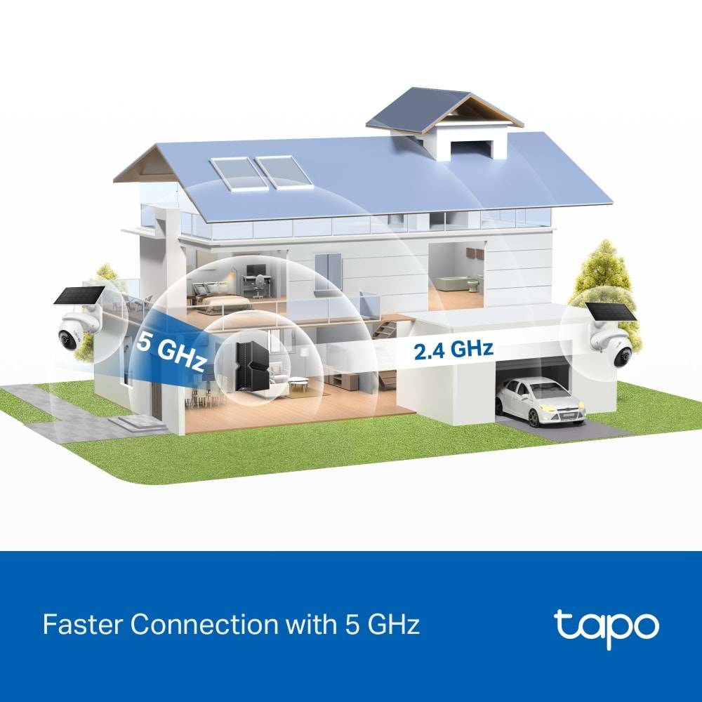 Tp-Link Tapo C660 KIT 4K Güneş Enerjili Güvenlik Kamera Kit (Pan/Tilt) (Güneş E)