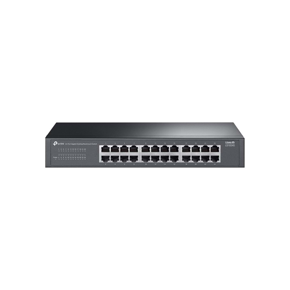 Tp-Link LS1024G 24-Port Gigabit Desktop/Rackmount Switch (Metal Kasa)