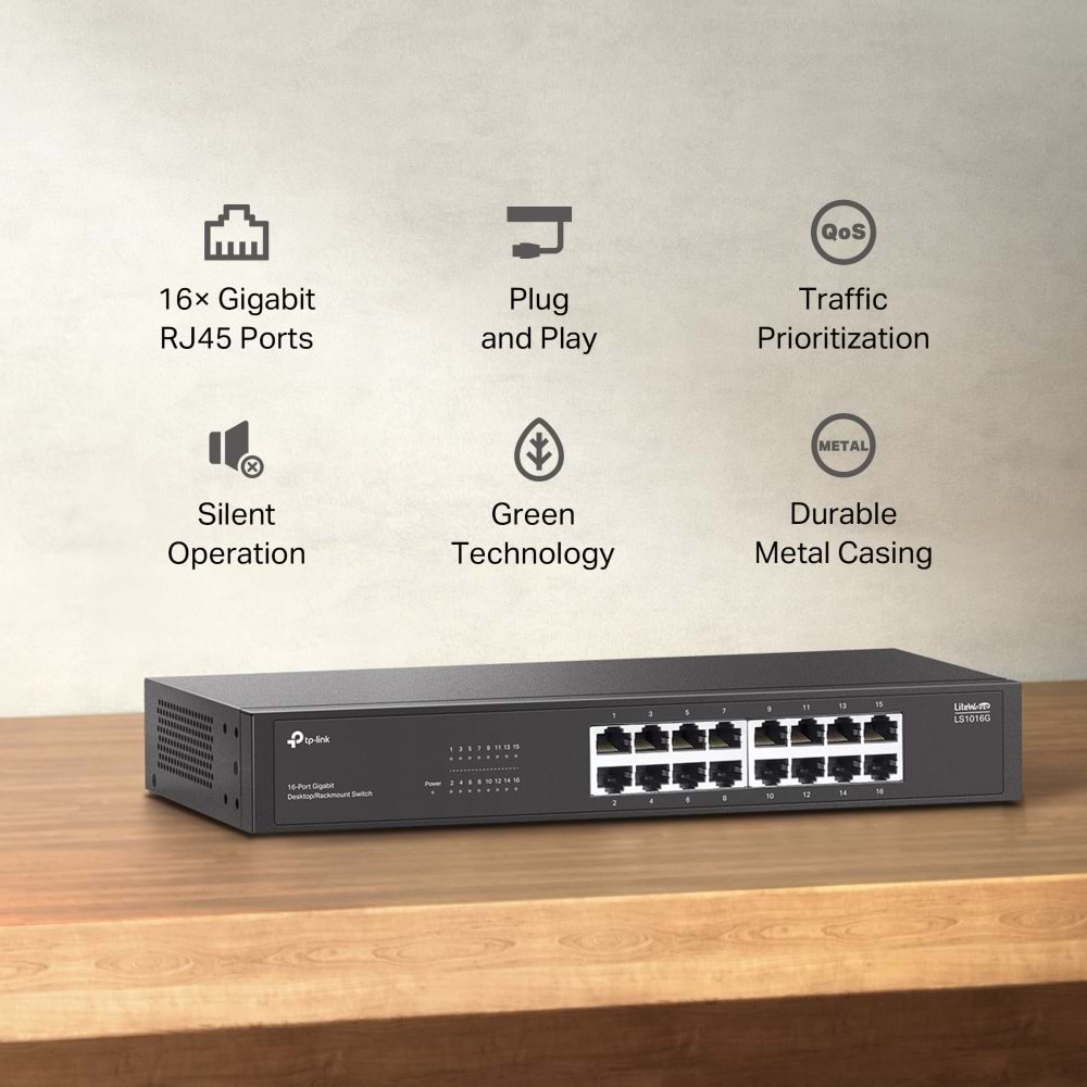 Tp-Link LS1016G Green Tech 16