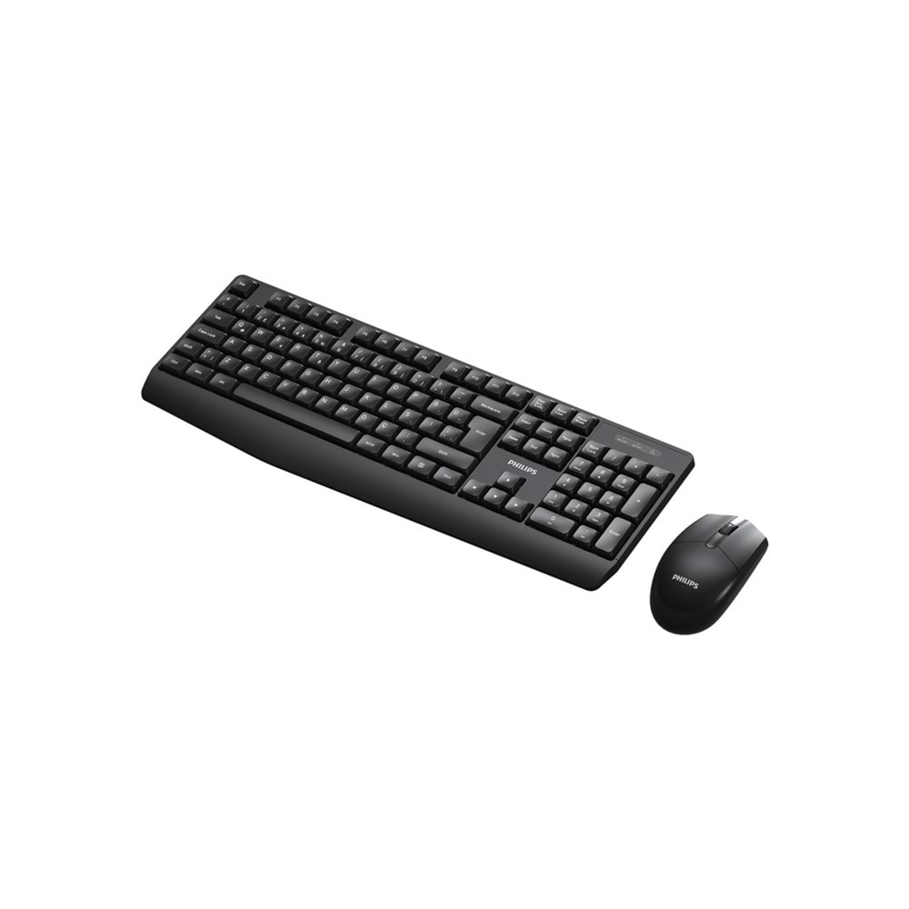 Philips SPT6337B Siyah Türkçe Q 2.4Ghz Kablosuz Klavye Mouse Set