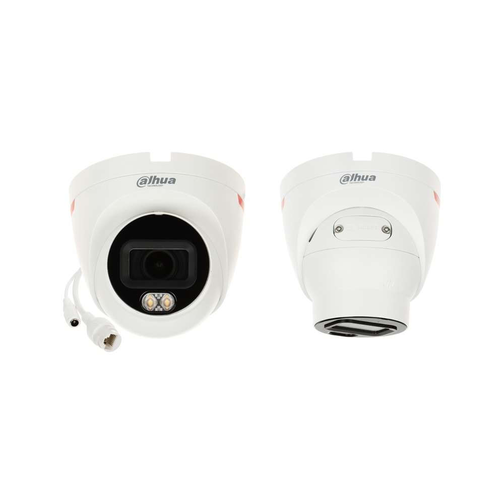 Dahua IPC-HDW2449TL-S-PRO 4MP WizColor 2.8mm Lens,H265+ 30Mt Dahili Mikrofon PoE Dome