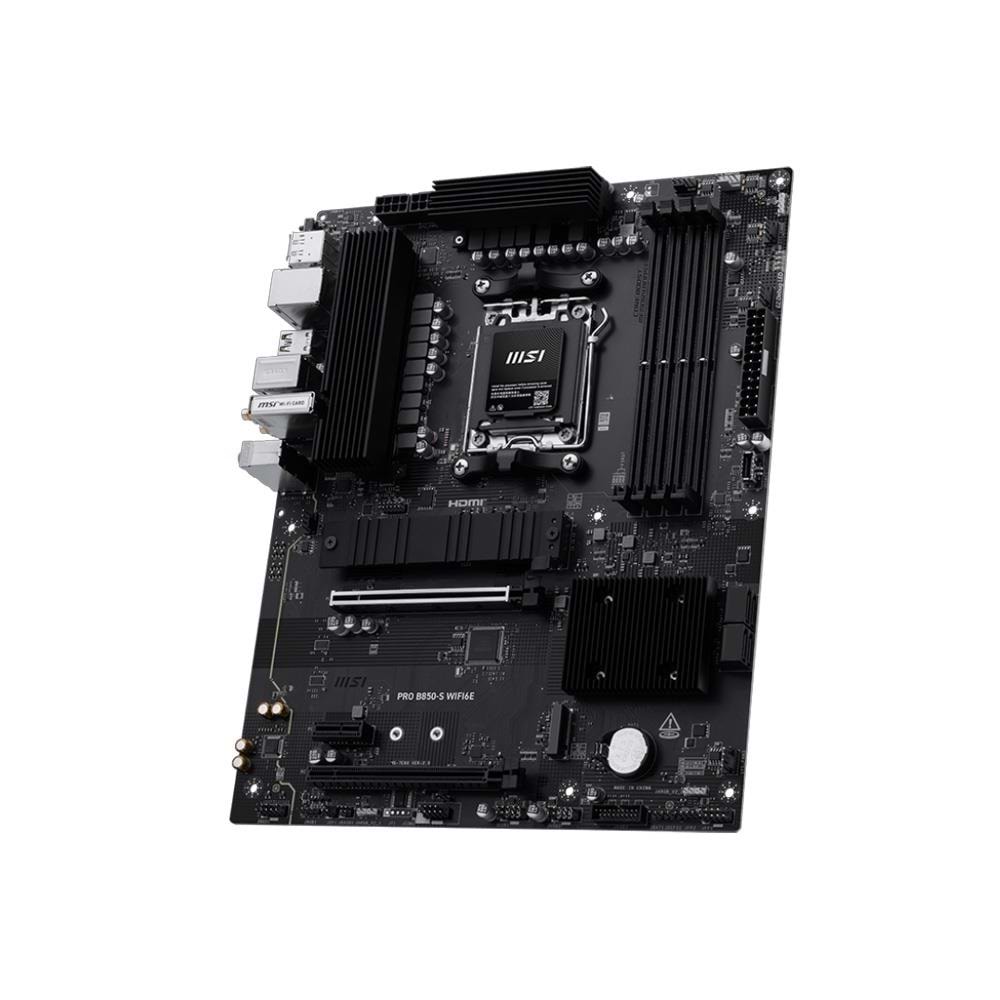 MSI PRO B850-S WIFI6E DDR5 8200MT/S 1XHDMI 1XDP 2XM.2 AM5 ATX