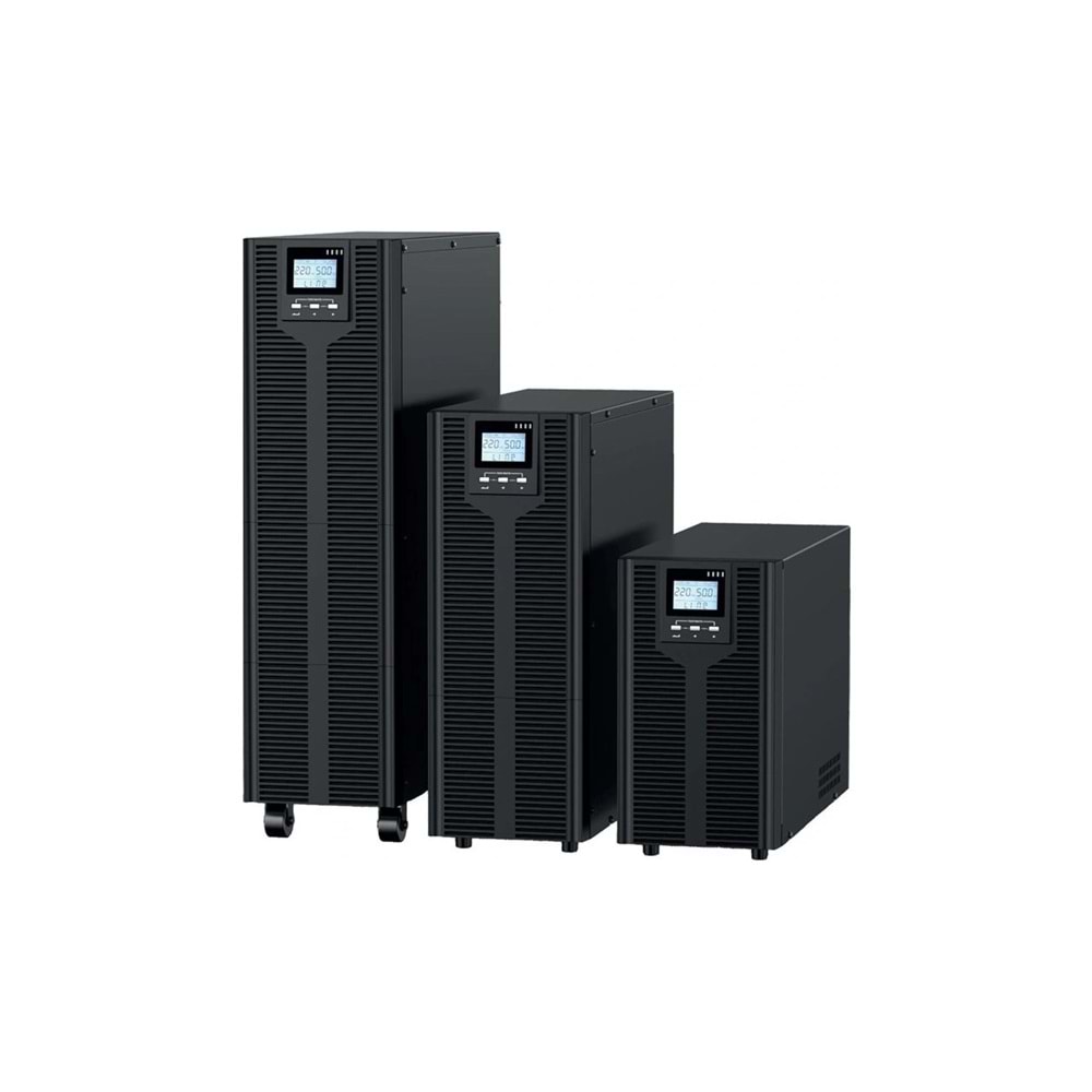 TESCOM TEOS 320 20KVA 3F/3F (40X7AH) RS-232 6/15 DK LCD ONLINE UPS (TRIFAZE)