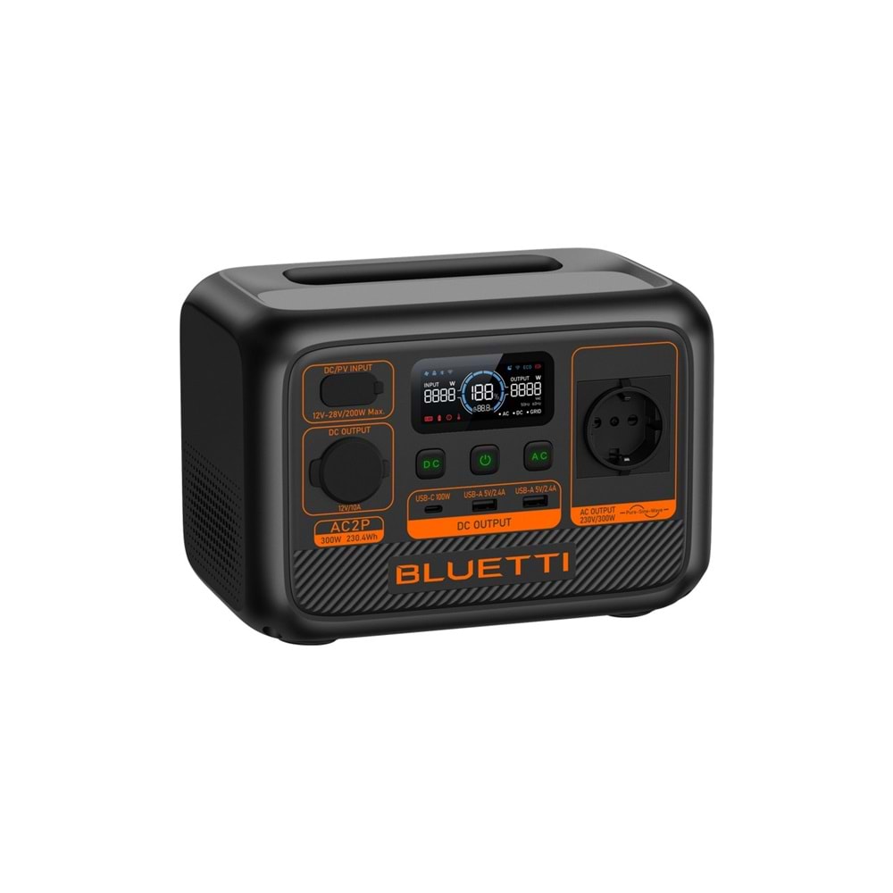 BLUETTI AC2P 300W 230.4WH TAŞINABİLİR GÜÇ İSTASYONU