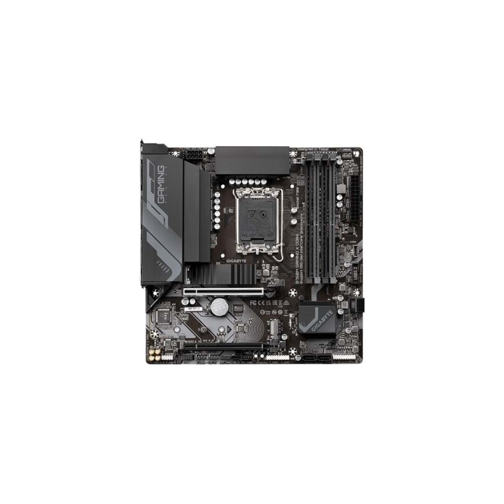 Gigabyte B760M-GAMXDDR4GEN5 B760M-Gaming-X-DDR4-GEN5 5333MHz OC LGA1700 M.2 HDMI DP MicroATX Anakart