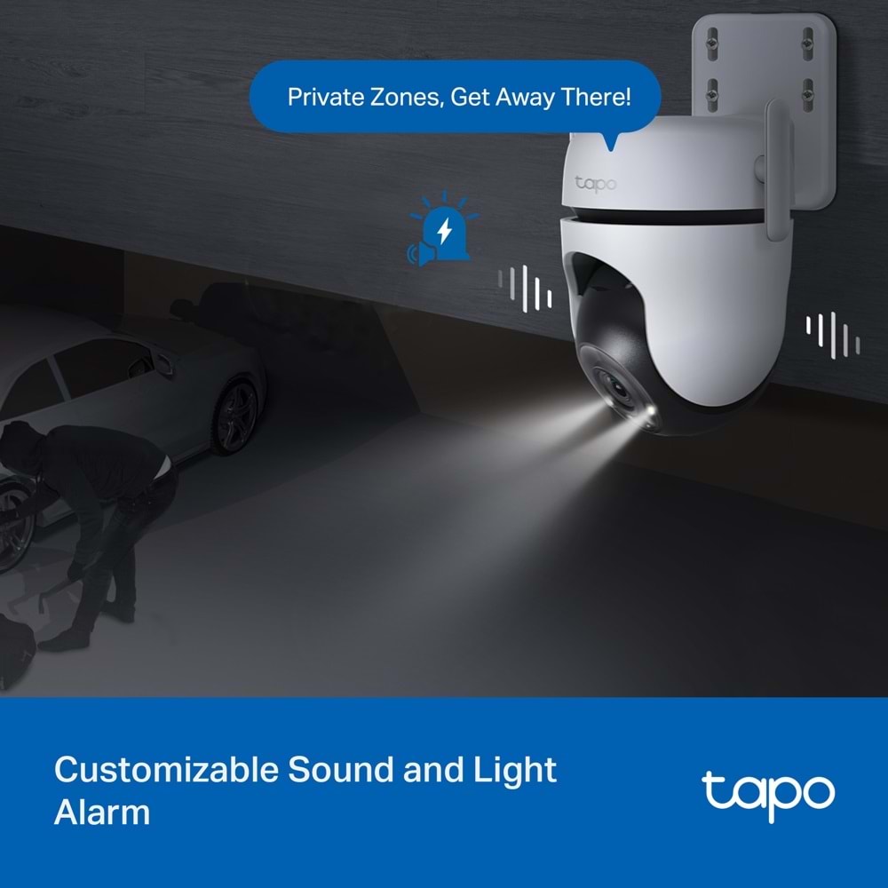 Tp-Link TAPO-C520WS Outdoor Pan/Tilt Security Wi-Fi Camera