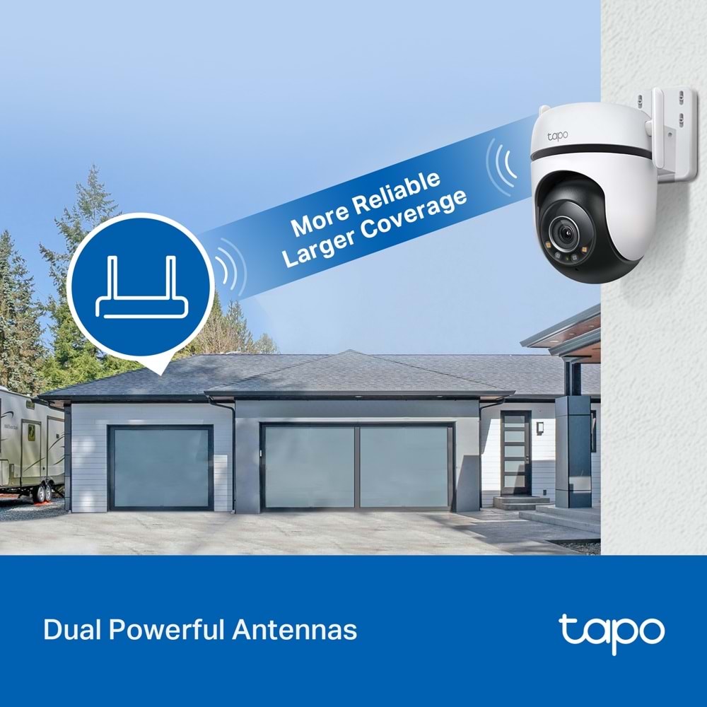 Tp-Link TAPO-C520WS Outdoor Pan/Tilt Security Wi-Fi Camera