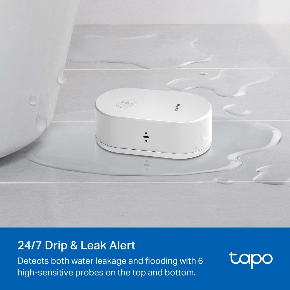Tp-Link TAPO-T300 Tapo Akıllı Su Sızıntı Algılama Sensörü