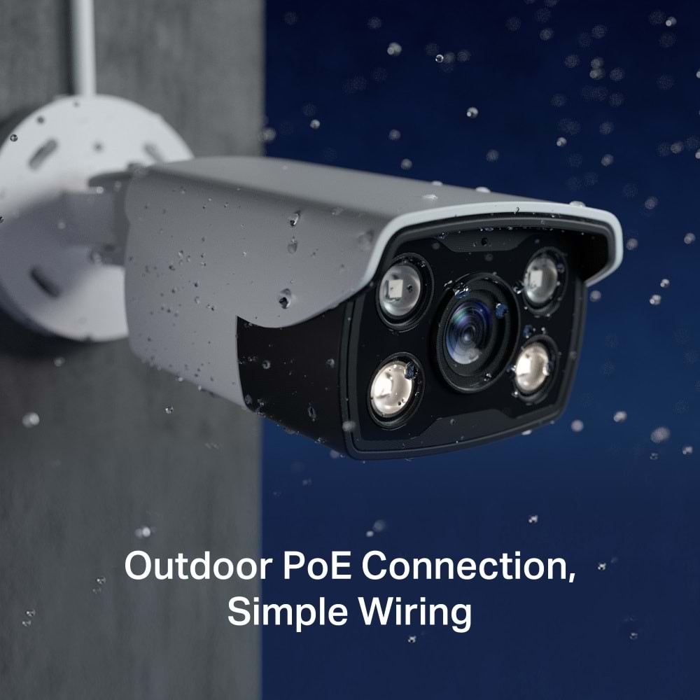 VIGI 4MP Outdoor Full-Color Wi-Fi Bullet Network Camera