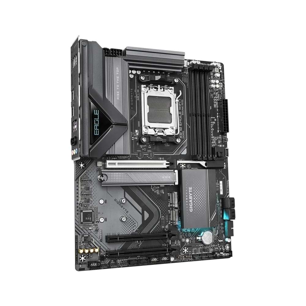 Gigabyte X870-EAGLE-WIFI7 X870-EAGLE-WIFI7 8200MHz OC DDR5 AM5 M.2 HDMI DisplayPort ATX Anakart