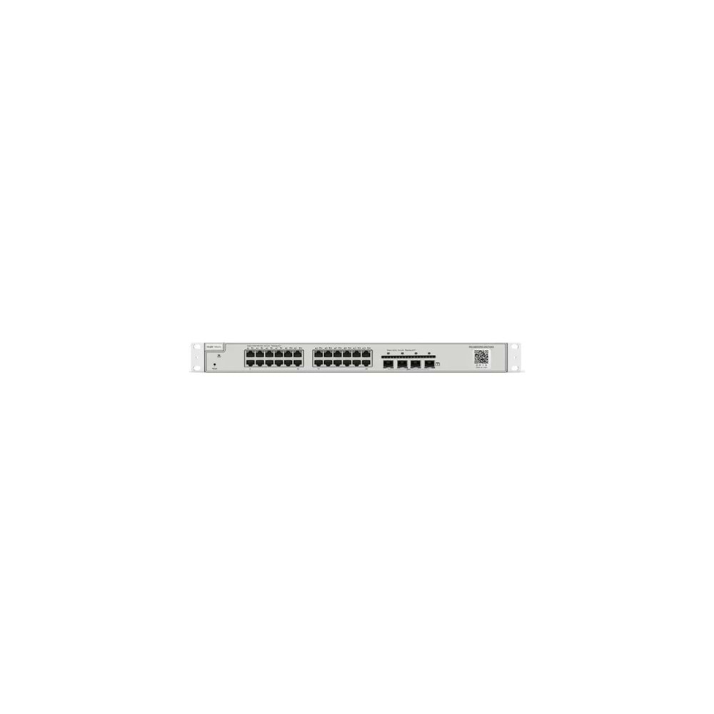 Ruijie Reyee RG-NBS3200-24GT4XS 24 Port L2 4xSfp+10G 100/1000 Rackmount 370W PoE Switch