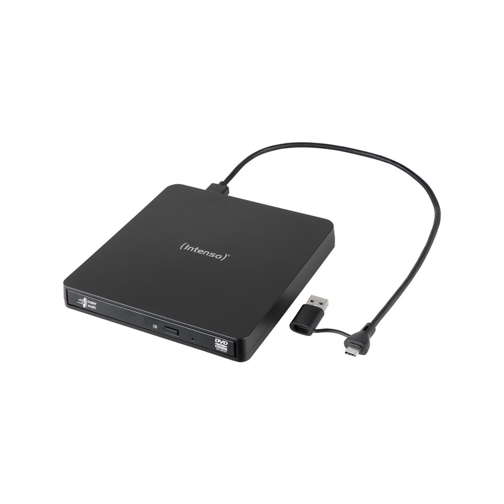 Intenso EOD 400D Slim 8xDVD 24xCD USB 3.2 CD/DVD Yazıcı (5401400)(Siyah)