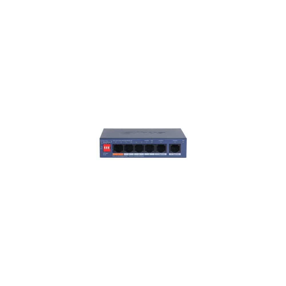 Dahua CS4006-4ET2GT-60 4XFE-2XGE 4 Port Poe Switch