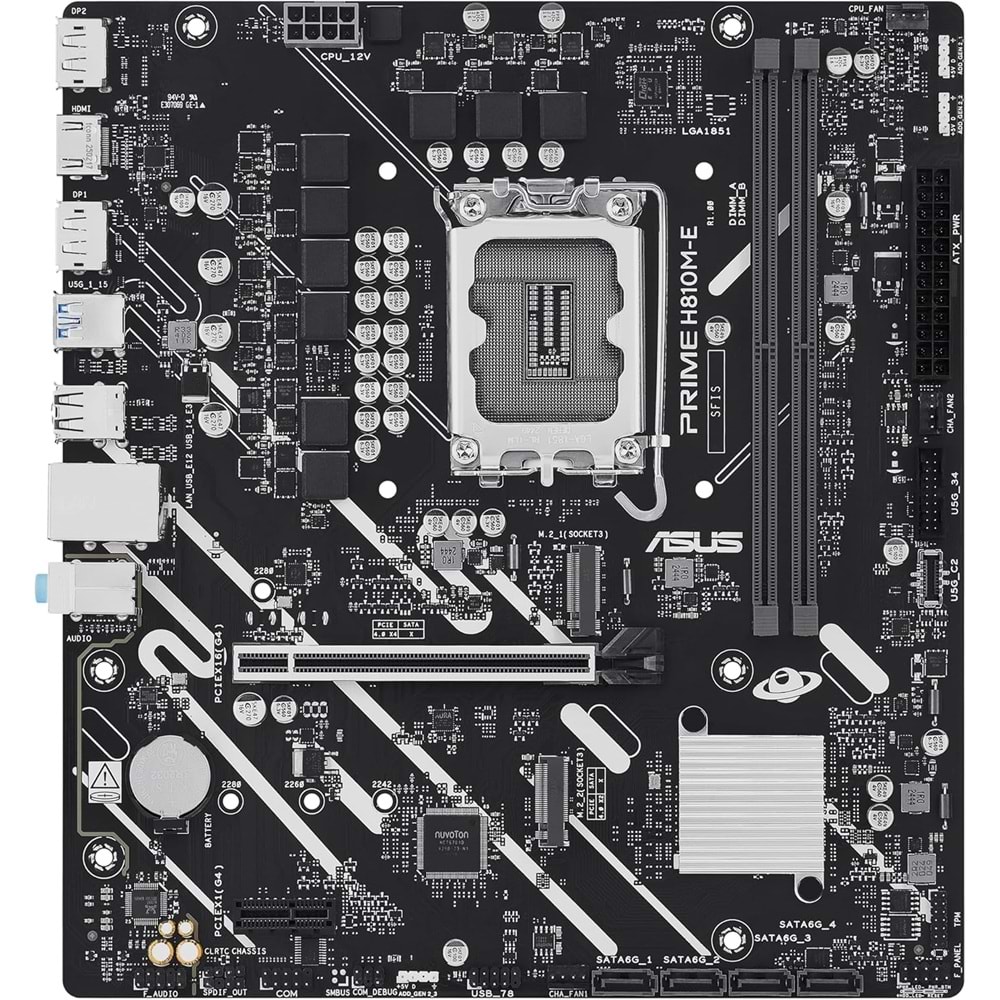 Asus Prime H810M-K D5 1851P Vga Hdmi