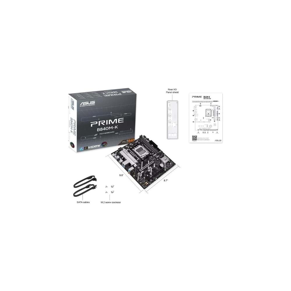 Asus Prime B840M-K AM5 Ryzen D5 Type-C