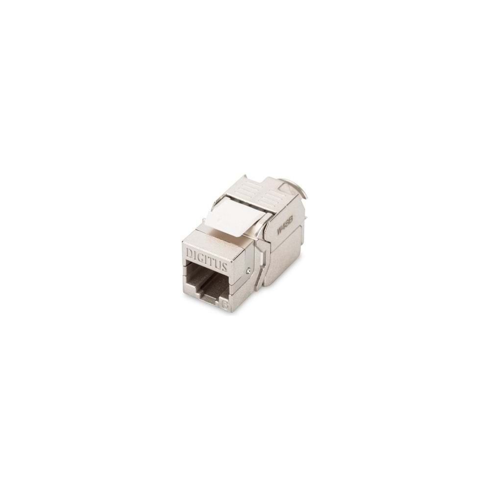 Digitus CAT6A Keystone Jack Zırhsız (Siyah Beyaz)