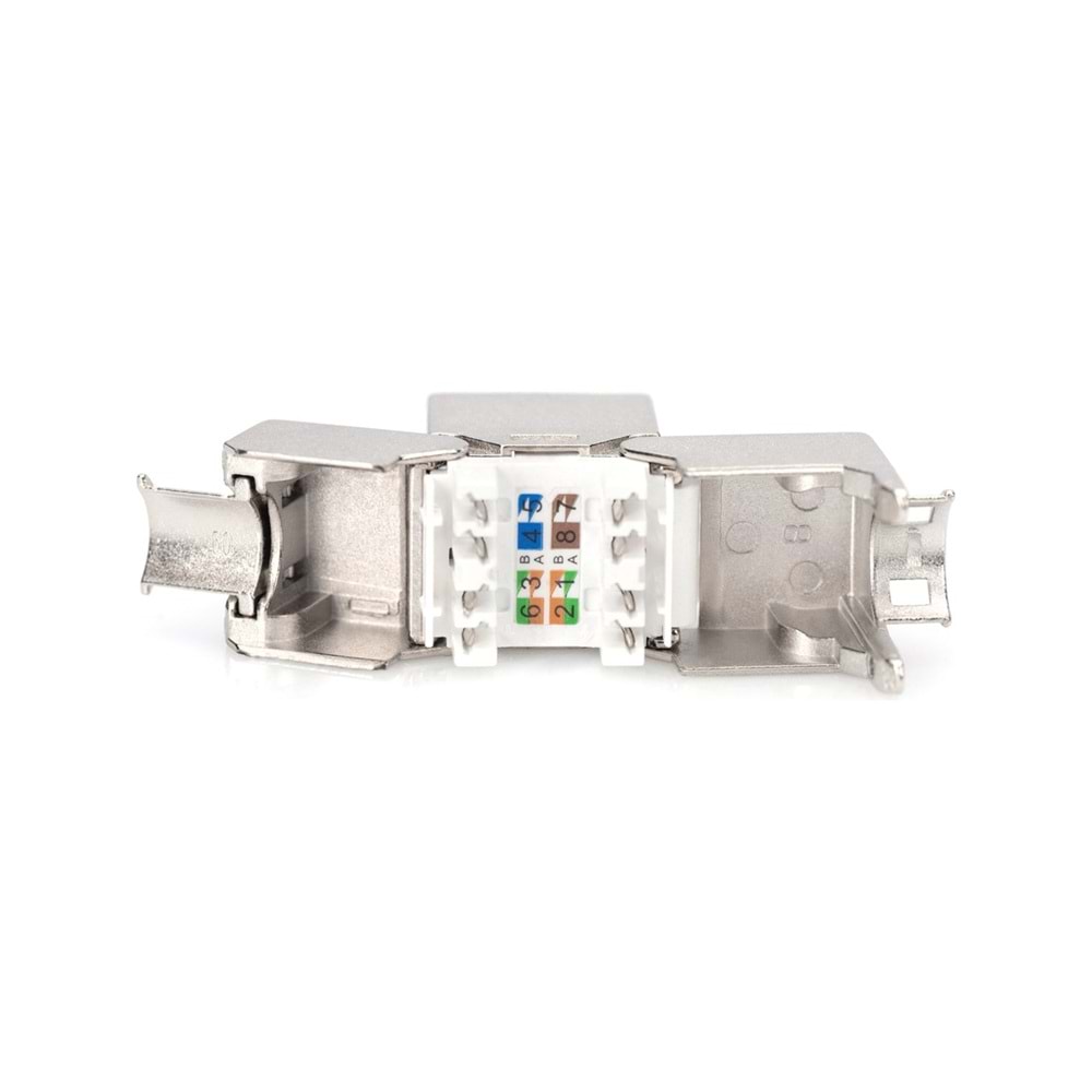 Digitus CAT6A Keystone Jack Zırhsız (Siyah Beyaz)