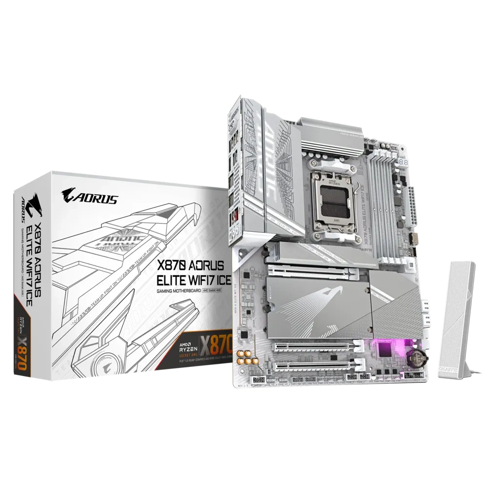 Gigabyte X870 Aorus Elite X3D ICE Wifi 7 D5 AM5