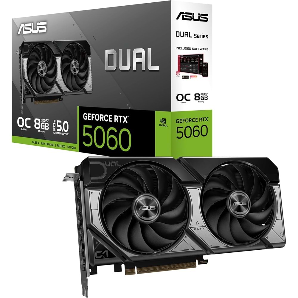 Asus GeForce RTX 5060 TI 8GB Dual GD7 128Bit