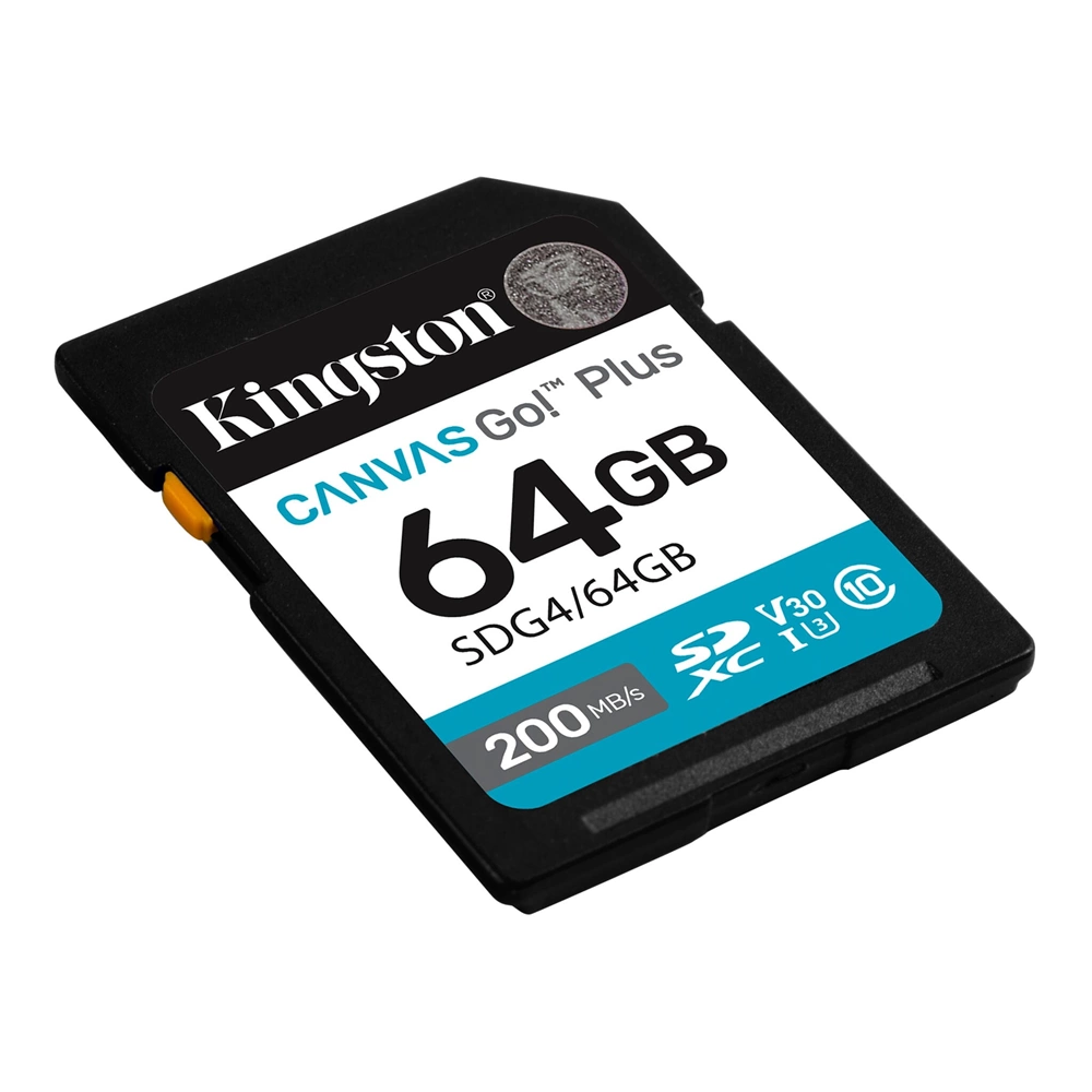 Kingston 64GB SDXC Canvas Go+ 200MB/s SDG4/64GB