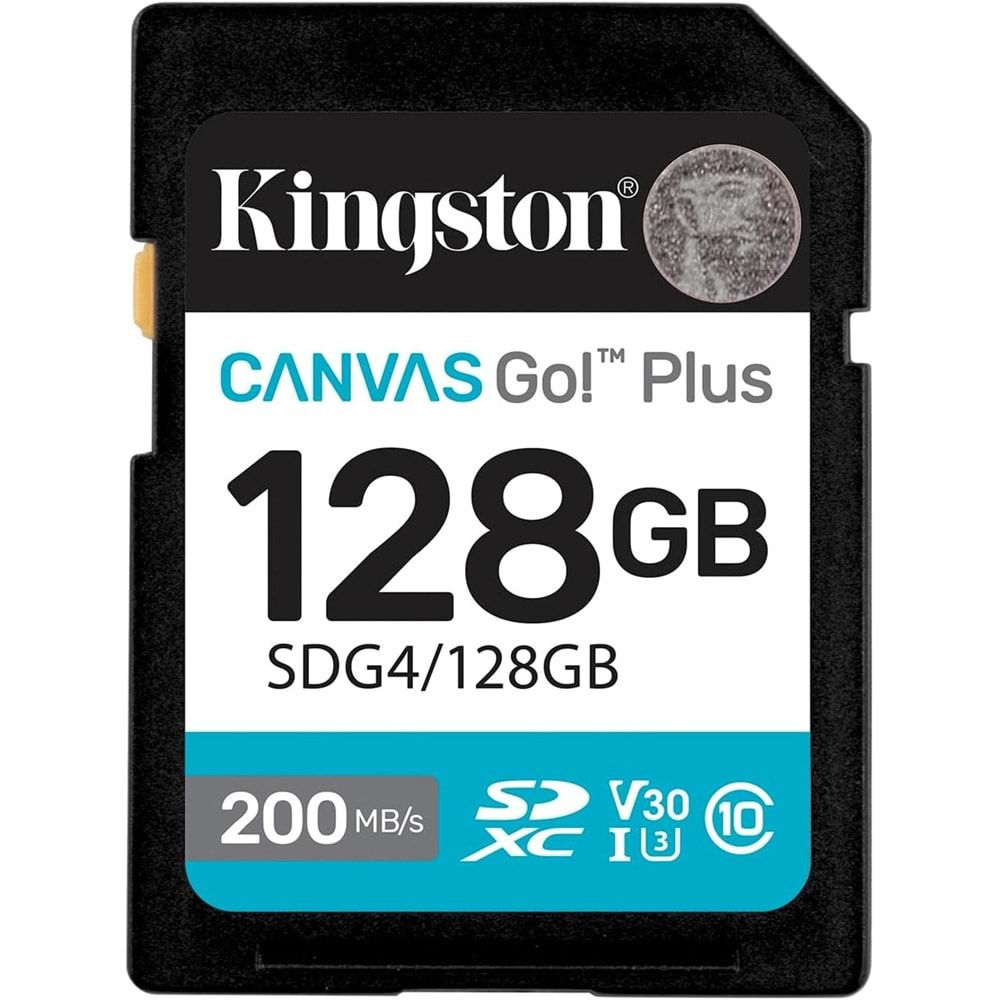 Kingston 128GB mSDXC CanvasGo+ 200MB SDCG4/128GB