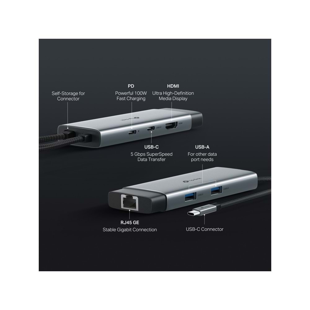TP-Link UH6120C Type-C 6 Port Hub