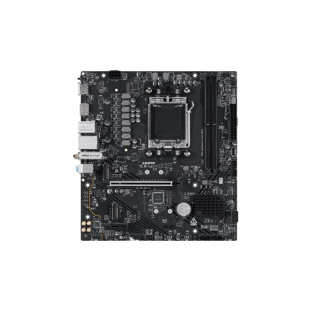 MSI PRO A620AM-B EVO AM5 Ryzen DDR5 Vga Hdmi