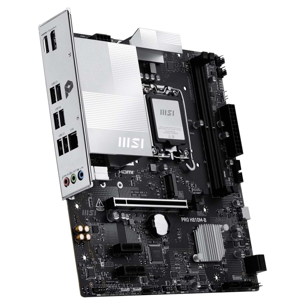 MSI PRO H810M-E DDR5 1851P Hdmi Dp