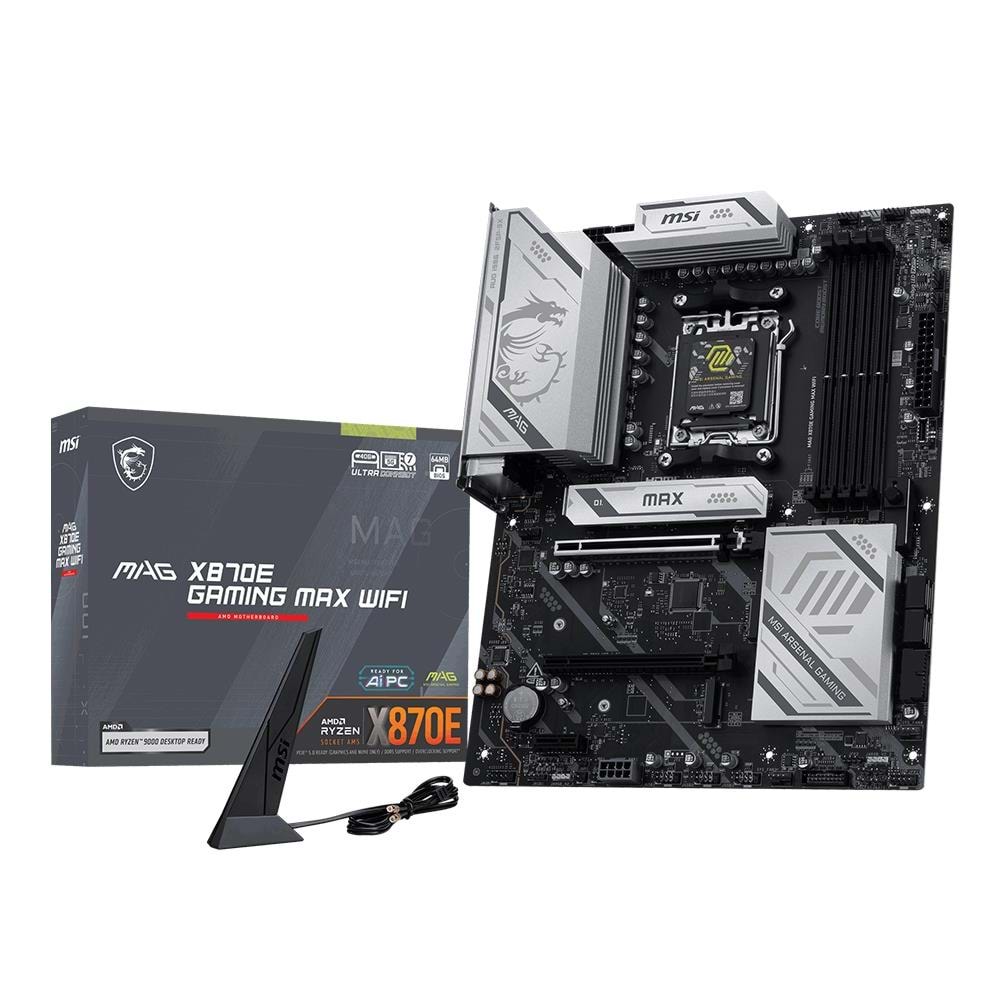 MSI MAG X870E GAMING MAX WIFI AM5 Ryzen D5 Type-C