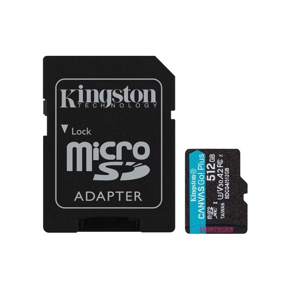 Kingston 512GB mSDXC CanvasGo+ 200MB SDCG4/512GB