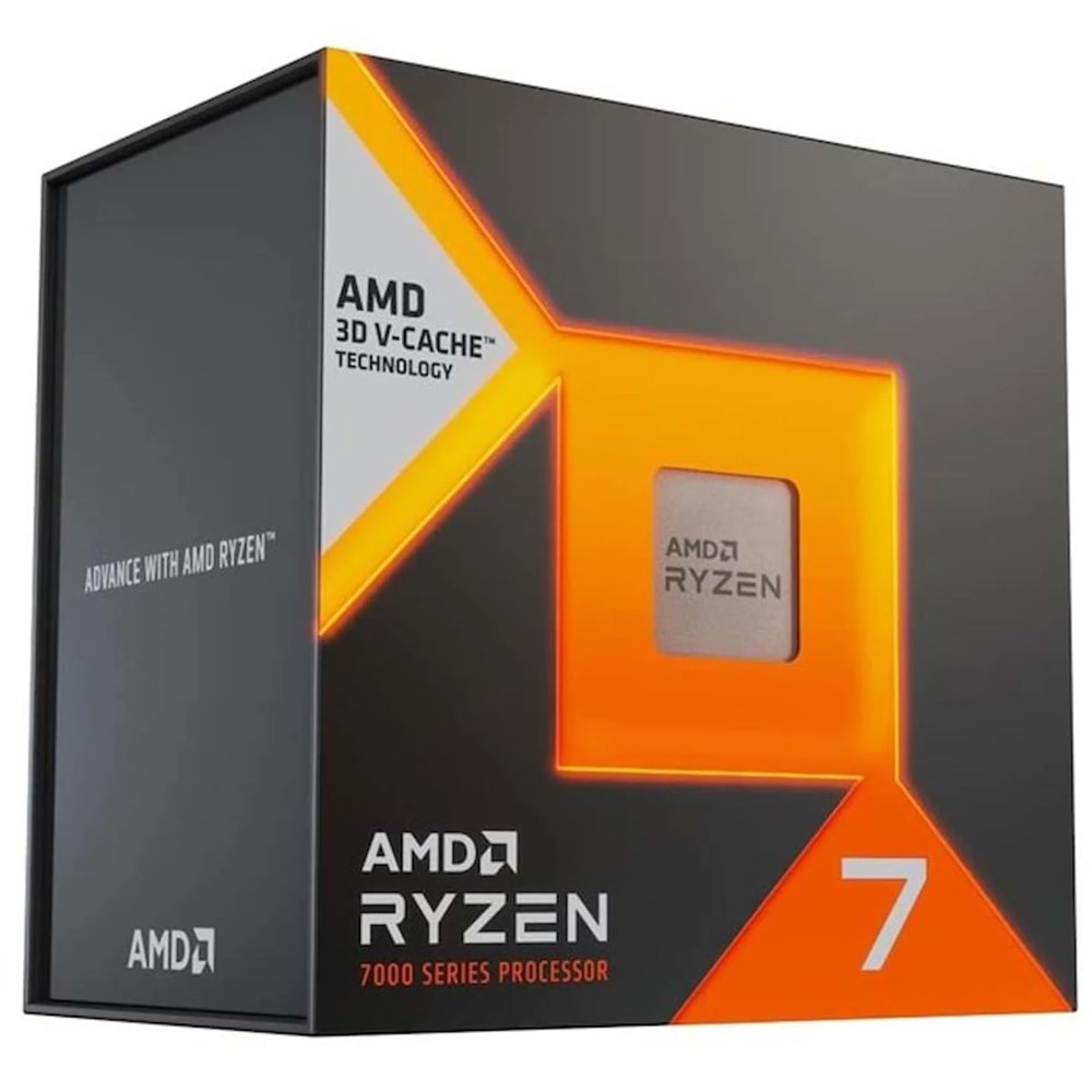 Amd Ryzen 7 7800X3D 4.2/5GHz 96MB 120W Radeon Graphics AM5 İşlemci (Fansı -Tray)
