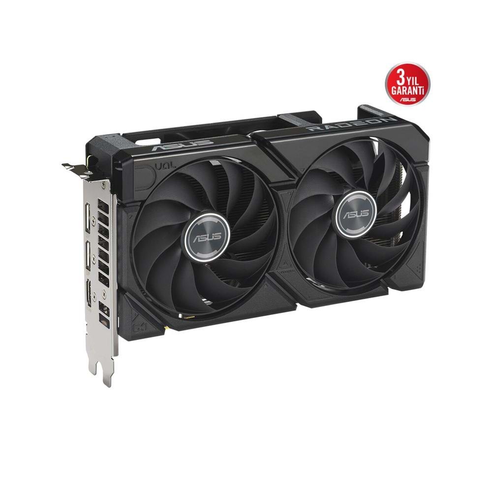 Asus DUAL-RX9060XT-16G 16GB GDDR6 128Bit DP/HDMI PCI 5.0 Ekran Kartı