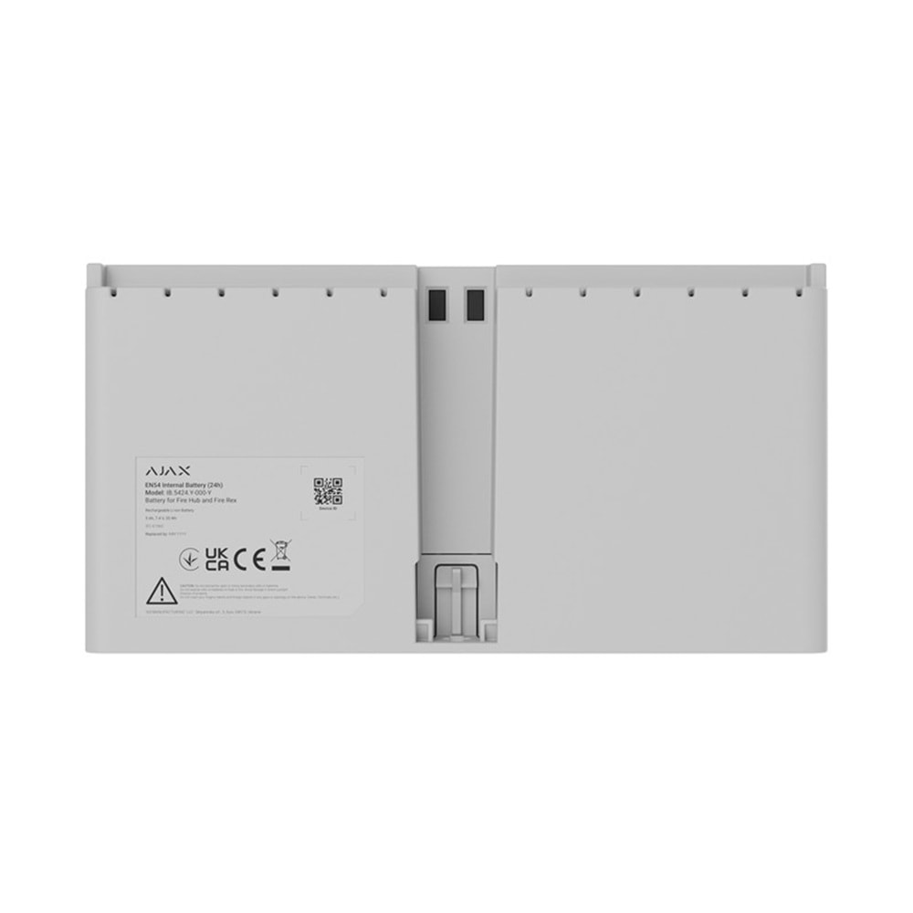 AJAX EN54 Internal Battery (24h) Şarj edilebilir Li-ion pil (7.4 V/5 Ah)
