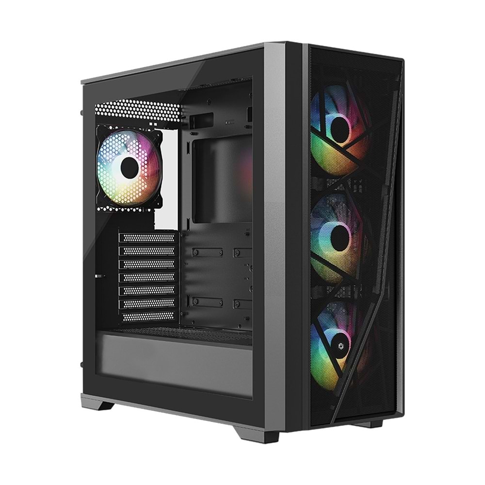 Frisby TUNDRA 750W (6x ARGB Fan) 80+Bronze Gaming Kasa (FC-9585G)