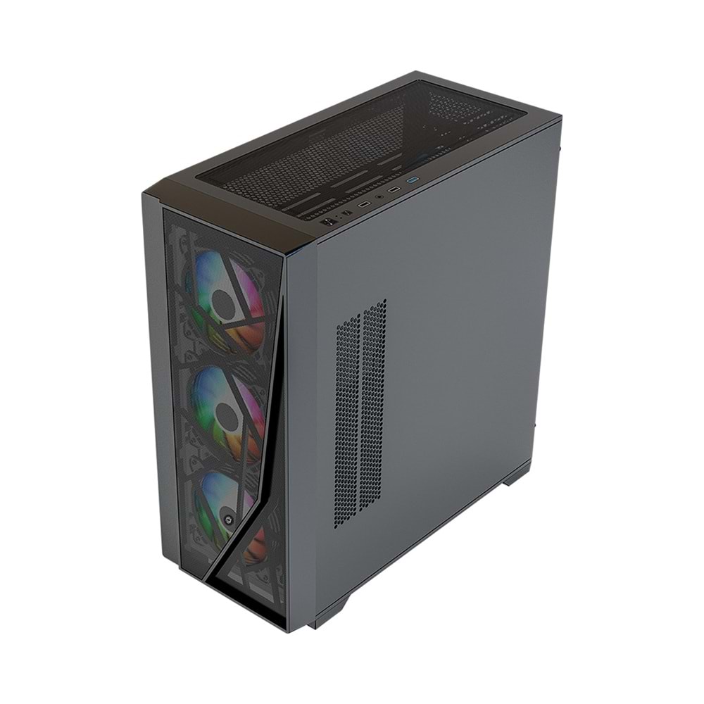 Frisby TUNDRA 750W (6x ARGB Fan) 80+Bronze Gaming Kasa (FC-9585G)