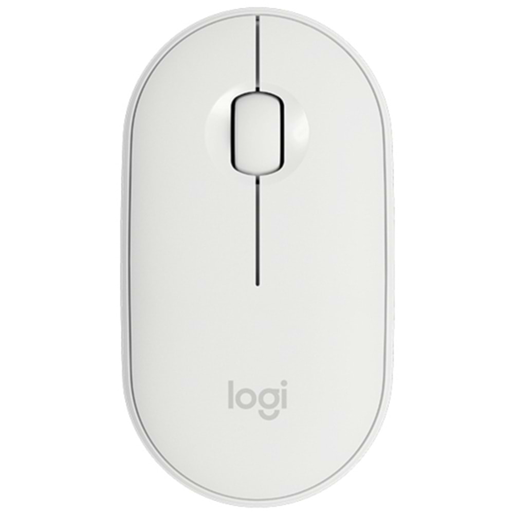 Logitech Pebble M350 1000DPI Kablosuz Beyaz Mouse 910-005716