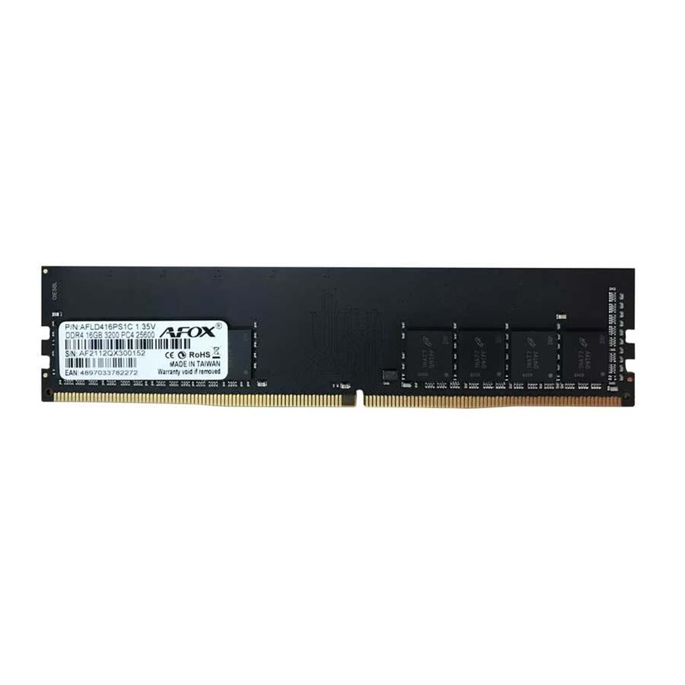 Afox Masaüstü RAM DDR4 16GB 3200MHZ udimm AFLD416PS1C