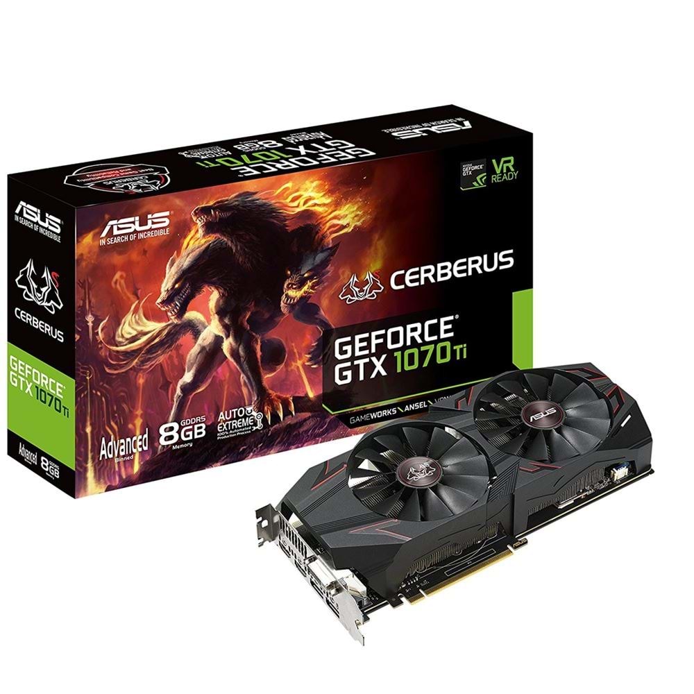 Asus CERBERUS-GTX1070TI-A8G 8GB 256Bit GDDR5 Ekran Kartı