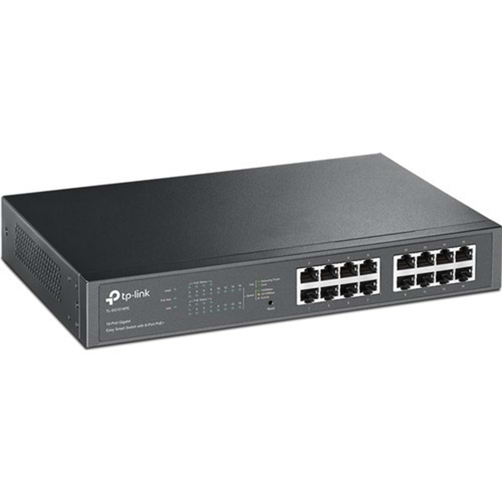 TP-Link TL-SG1016PE 16-Port Gigabit Easy Smart 8 Port PoE Switch