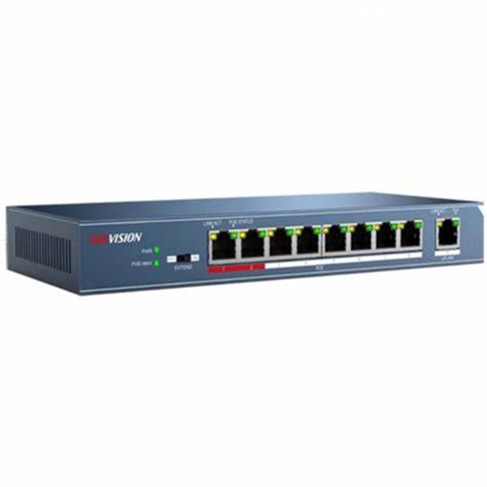 Hikvision DS-3E0109P-E/M 58W 1x100Mbps+8x100Mbps Port PoE Switch