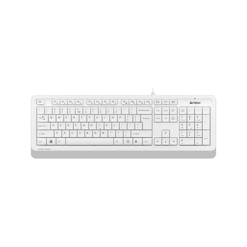 A4 Tech FK10 FN-Multimedya Q Klavye Beyaz USB