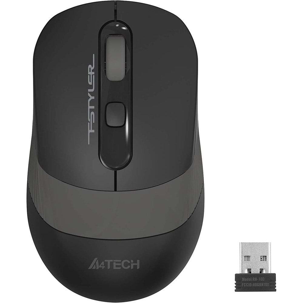 A4 Tech FM10 1600dpi Gri USB Optik Mouse
