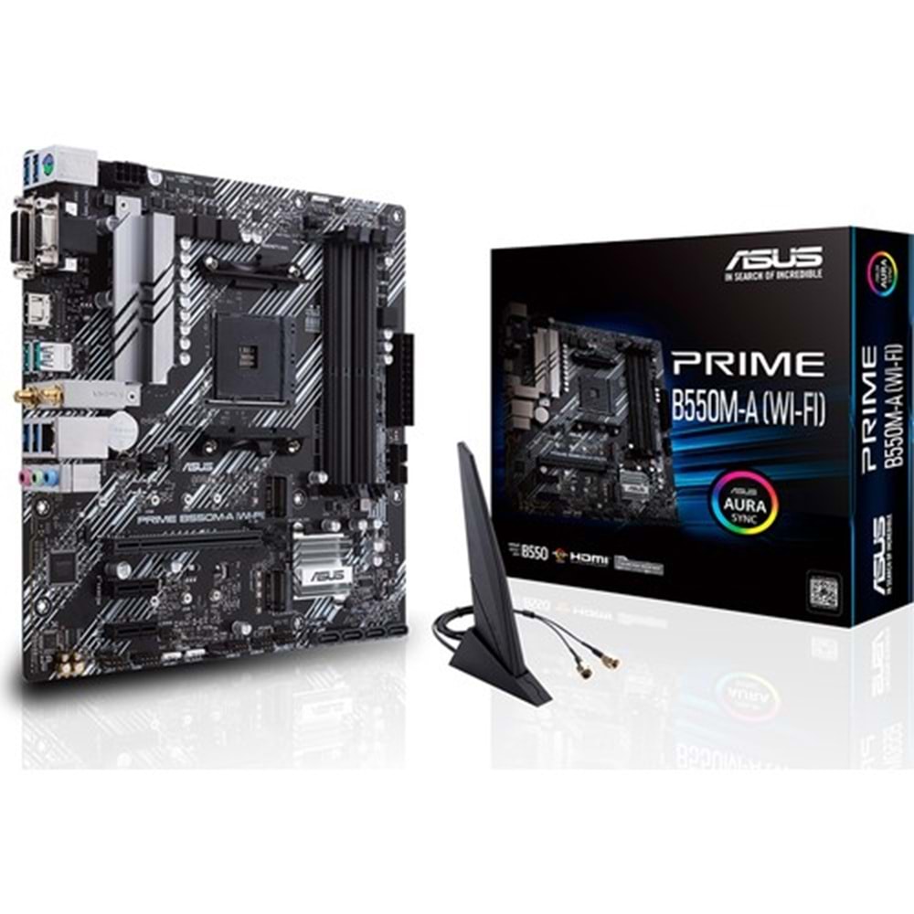Asus Prime B550M-A WI-FI DDR4 HDMI/DVI/VGA AM4 Anakart