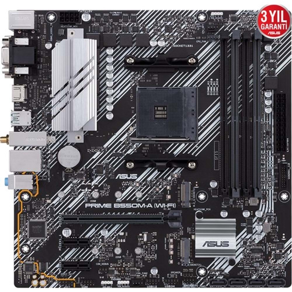 Asus Prime B550M-A WI-FI DDR4 HDMI/DVI/VGA AM4 Anakart