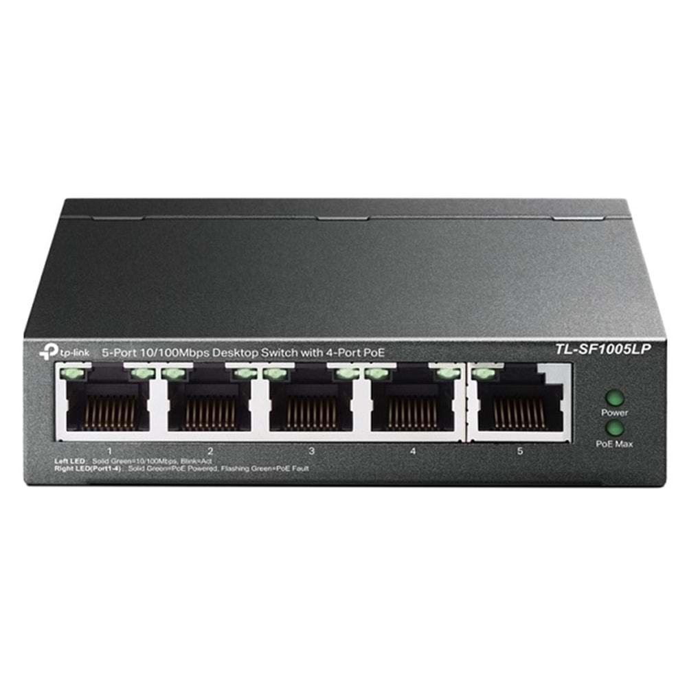 TP-Link TL-SF1005LP 5-Port 4-Port PoE Masaüstü Switch