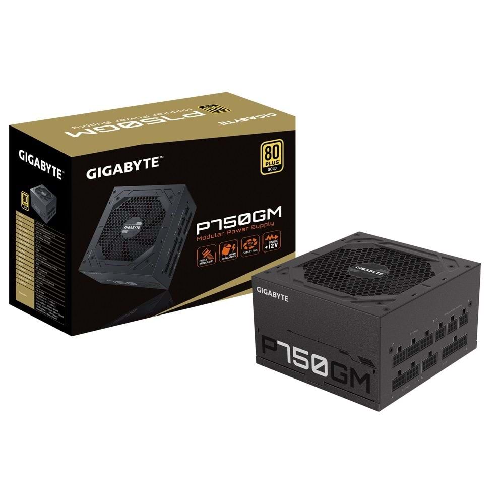 Gigabyte Gold Zero 750W 80+Gold ATX Güç Kaynağı PSU GP-P750GM